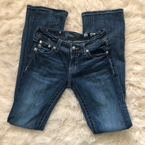 Miss me Versallies Leather Patch Boot Cut - Picture 7 of 8